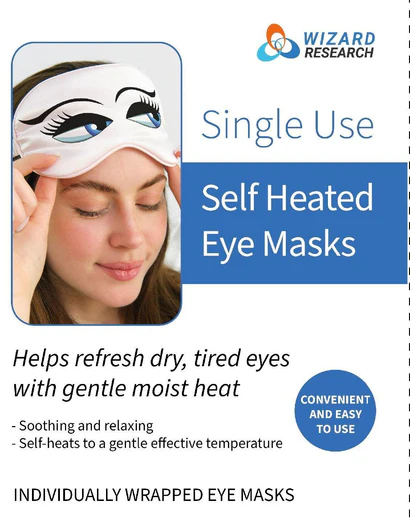 Heated Eye Masks Single Use – 10 Pack by Wizard Research