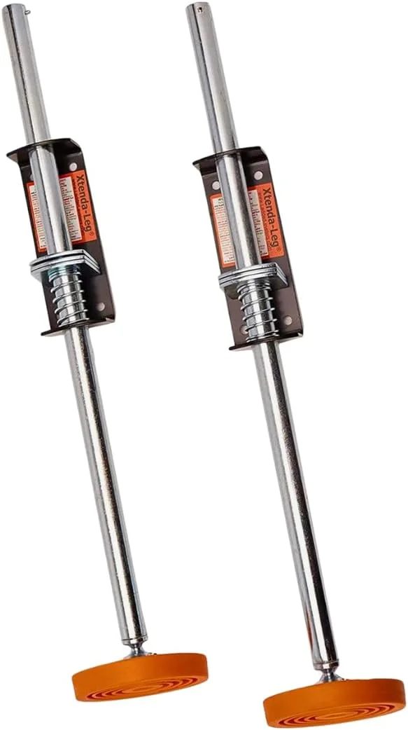 Xtenda-Leg Ladder Leveler for Extension Ladders, Rubber Feet, 1 Pair